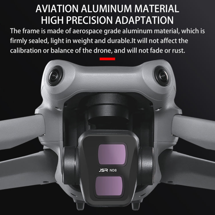 For DJI Air 3 JSR KB Series Drone Lens Filter, Filter:4 in 1 ND