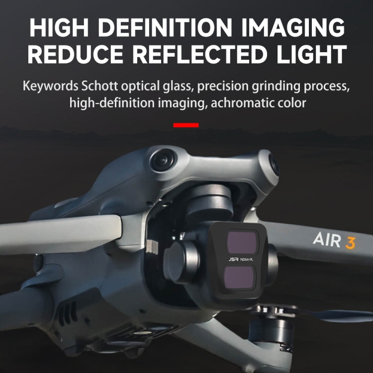 For DJI Air 3 JSR KB Series Drone Lens Filter, Filter:ND1000