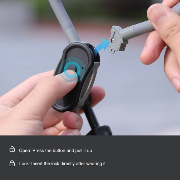RUIGPRO Lazy Neck Bracket POV View Mount With J-Hook Buckle