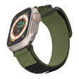 For Apple Watch Series 9 45mm AW Nylon Two-Section Watch Band(Army Green) - free shipping - PMC TechLife - Order now!