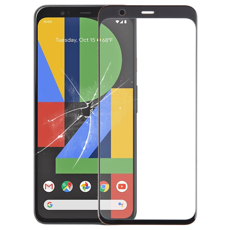 For Google Pixel 4 Front Screen Outer Glass Lens with OCA Optically Clear Adhesive