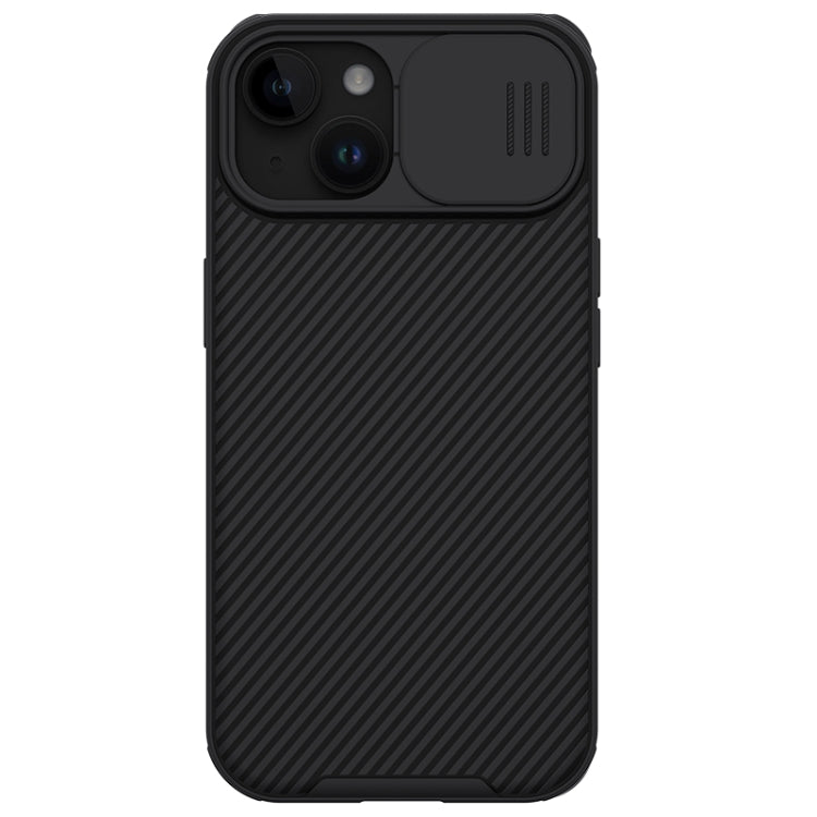 For iPhone 15 NILLKIN CamShield Pro PC Phone Case(Black)