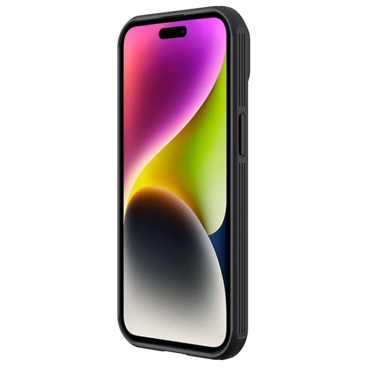 For iPhone 15 NILLKIN CamShield Pro PC Phone Case(Black)