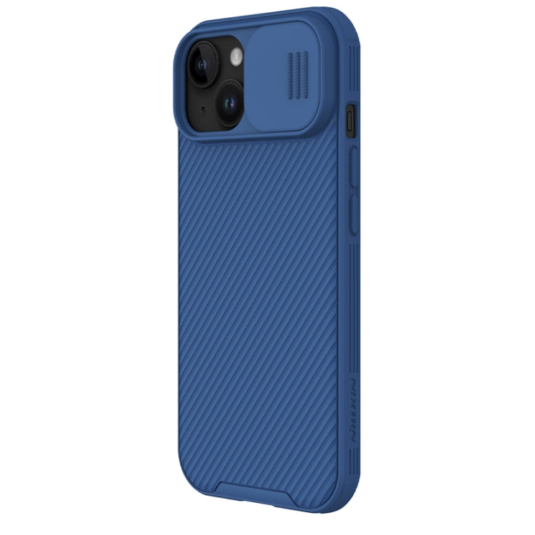 For iPhone 15 Plus NILLKIN CamShield Pro PC Phone Case(Blue)