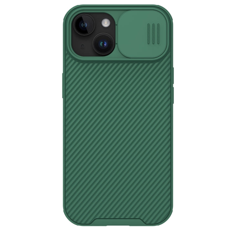 For iPhone 15 Plus NILLKIN CamShield Pro PC Phone Case(Green)