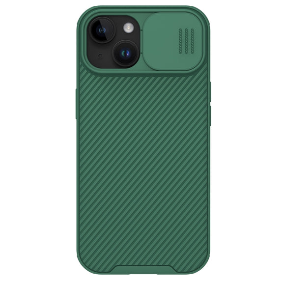 For iPhone 15 Plus NILLKIN CamShield Pro PC Phone Case(Green)