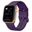 For Apple Watch 2 38mm Pin Buckle Silicone Watch Band(Dark Purple) - Watch Bands by PMC TechLife | Online Shopping South Africa | PMC TechLife