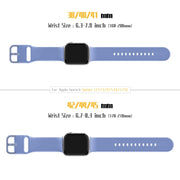 For Apple Watch Series 9 45mm Pin Buckle Silicone Watch Band(Cyan Blue)
