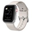 For Apple Watch SE 2023 44mm Pin Buckle Silicone Watch Band(Starlight) - Watch Bands by PMC TechLife | Online Shopping South Africa | PMC TechLife