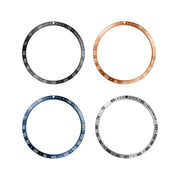 For Samsung Galaxy Watch6 Classic 43mm E Style Smart Watch Steel Ring Protective Frame(Black)