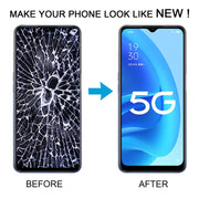 For OPPO A55s 5G OEM LCD Screen Digitizer Full Assembly with Frame