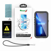 For iPhone 15 RedPepper IP68 Water-resistant MagSafe Phone Case(Black)
