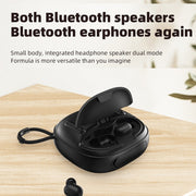 T&G TG-813 2 in 1 TWS Bluetooth Speaker Earphone with Charging Box(Pink)