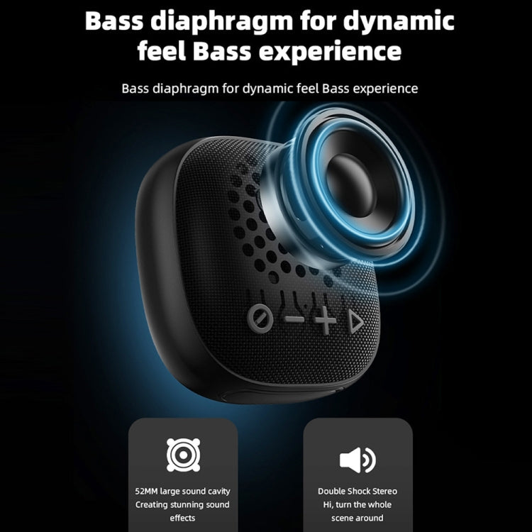 T&G TG-813 2 in 1 TWS Bluetooth Speaker Earphone with Charging Box(Grey)