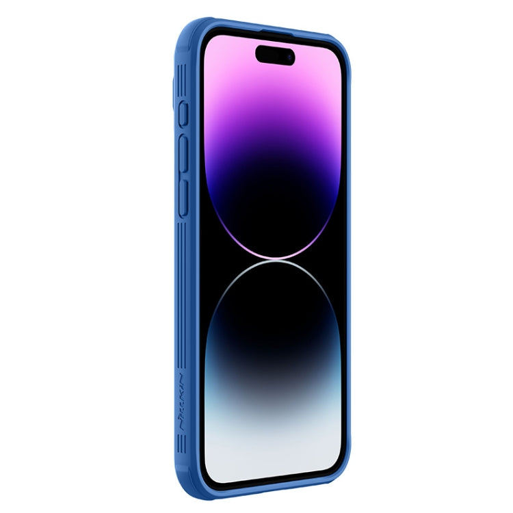 For iPhone 15 Pro NILLKIN CamShield Pro PC Phone Case(Blue)