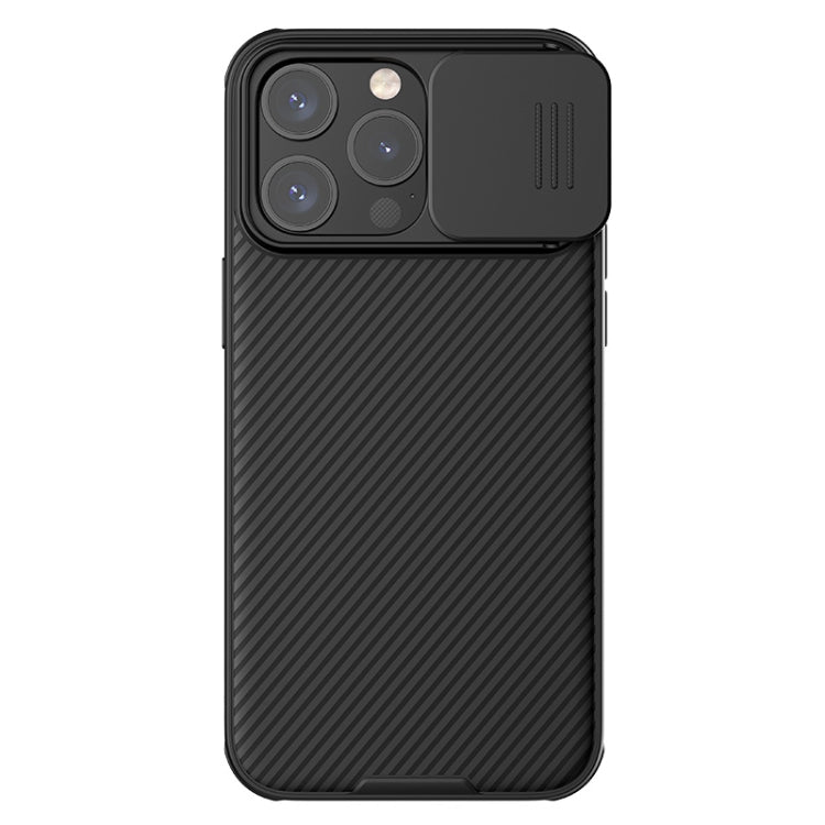 For iPhone 15 Pro NILLKIN CamShield Pro PC Phone Case(Black)