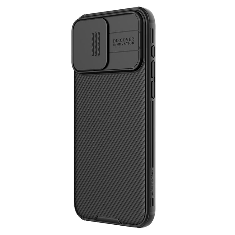 For iPhone 15 Pro NILLKIN CamShield Pro PC Phone Case(Black)