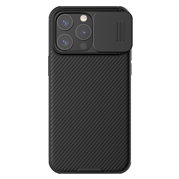 For iPhone 15 Pro NILLKIN CamShield Pro PC Phone Case(Black)