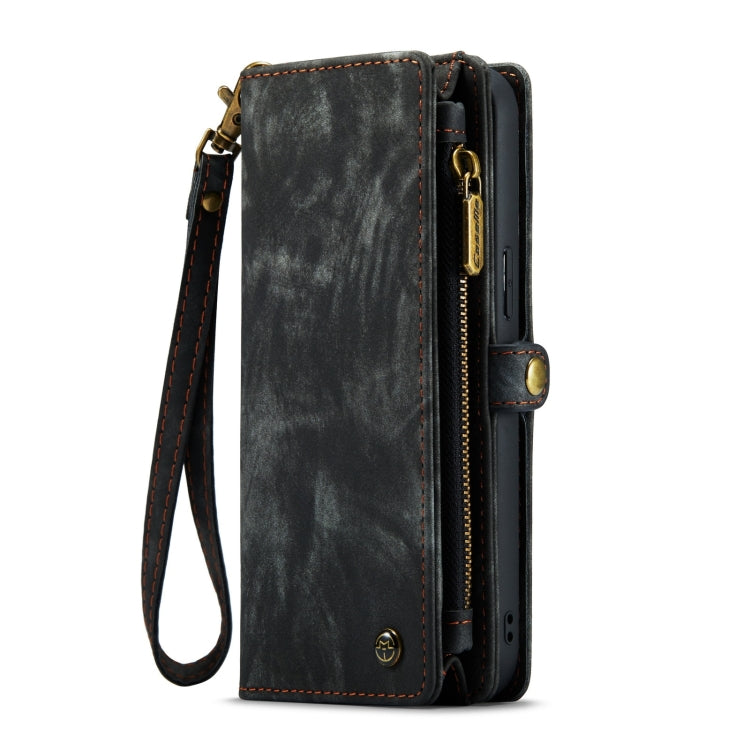 For iPhone 15 Plus CaseMe 008 Detachable Multifunctional Leather Phone Case(Black)