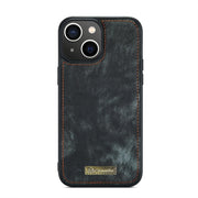 For iPhone 15 CaseMe 008 Detachable Multifunctional Leather Phone Case(Black)