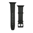 For Apple Watch SE 2023 44mm Retro Texture Leather Watch Band(Black) - Watch Bands by PMC TechLife | Online Shopping South Africa | PMC TechLife