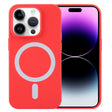 For iPhone 14 Pro MagSafe Liquid Silicone Phone Case(Red) - iPhone 14 Pro Cases by PMC TechLife | Online Shopping South Africa | PMC TechLife | Buy Now Pay Later Mobicred