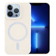 For iPhone 13 Pro MagSafe Liquid Silicone Phone Case(White) - iPhone 13 Pro Cases by PMC TechLife | Online Shopping South Africa | PMC TechLife | Buy Now Pay Later Mobicred