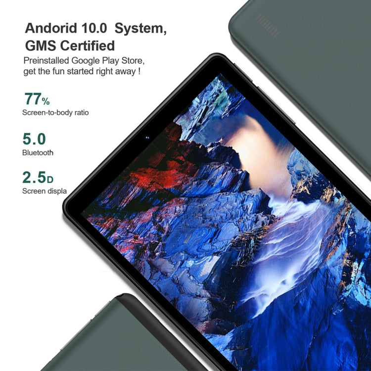 BDF P8 3G Phone Call Tablet PC 8.0 inch, 4GB+64GB, Android 10.0 MTK8321 Octa Core, Support Dual SIM, EU Plug(Silver)