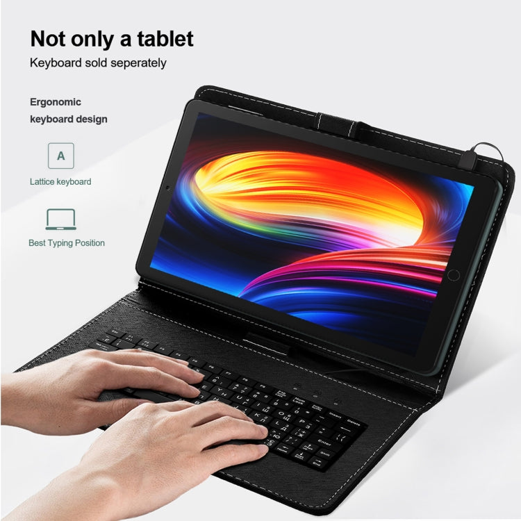 BDF P8 3G Phone Call Tablet PC 8.0 inch, 4GB+64GB, Android 10.0 MTK8321 Octa Core, Support Dual SIM, EU Plug(Silver)
