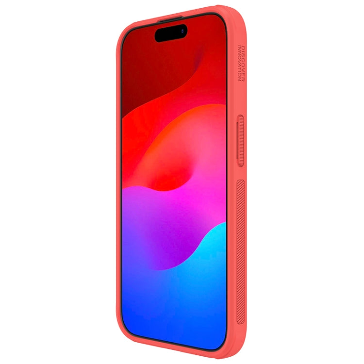 For iPhone 15 Pro NILLKIN Frosted Shield Pro PC + TPU Phone Case(Red)