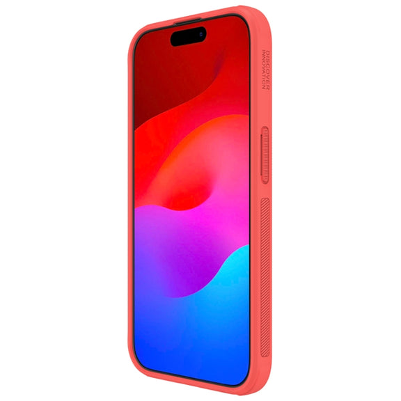 For iPhone 15 Pro NILLKIN Frosted Shield Pro PC + TPU Phone Case(Red)