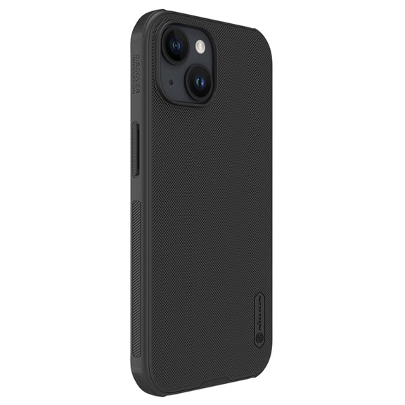For iPhone 15 NILLKIN Frosted Shield Pro PC + TPU Phone Case(Black)