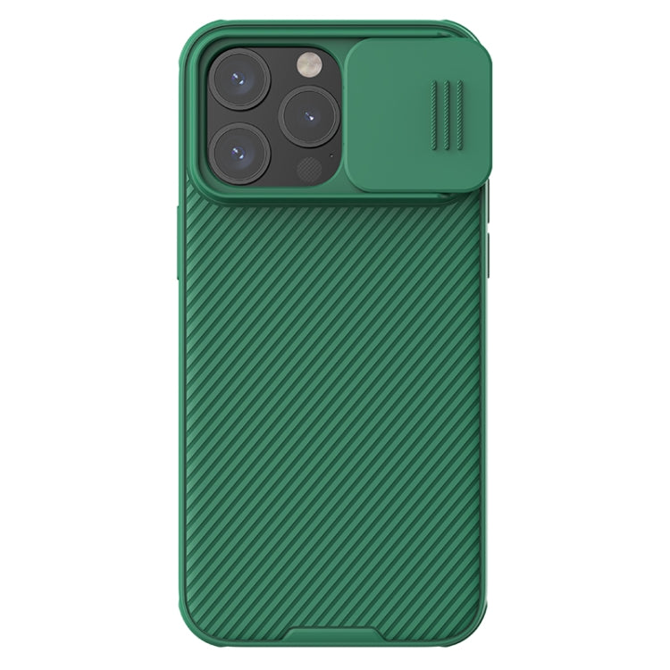 For iPhone 15 Pro NILLKIN CamShield Pro Magnetic Magsafe Phone Case(Green)