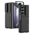 For Samsung Galaxy Z Fold5 GKK Integrated Ultra-thin Sliding Window Folding Phone Case with Card Holder(Black) - free shipping - PMC TechLife - Order now!