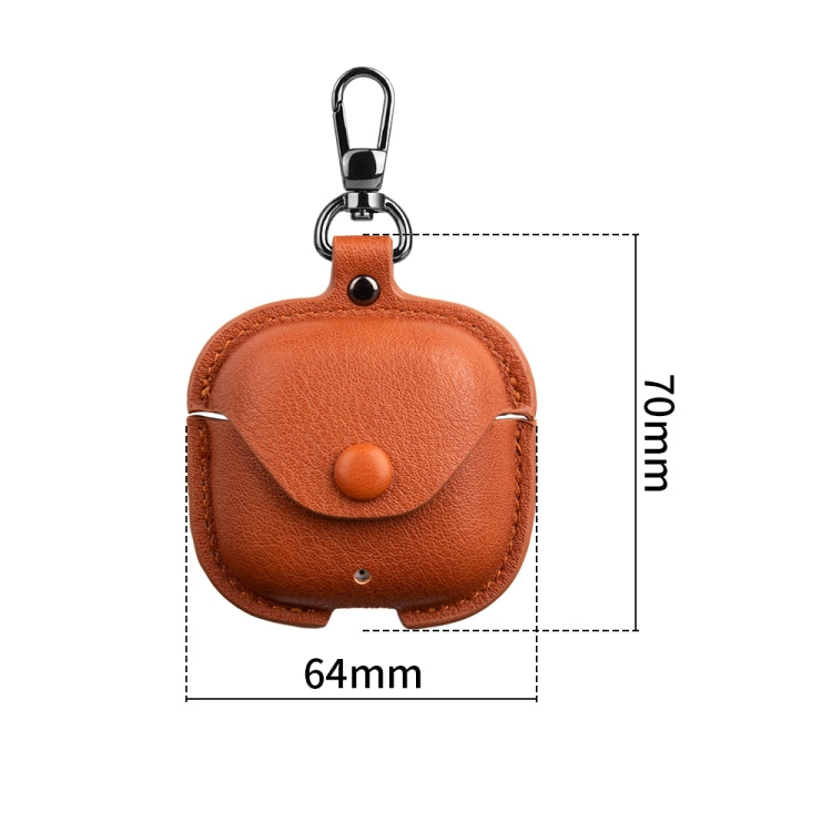 For Huawei FreeBuds SE 2 / SE 3 Leather TWS Earphone Protective Case with Hook(Green)