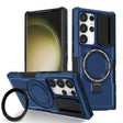 For Samsung Galaxy S23 Ultra 5G Sliding Camshield Magsafe Holder TPU Hybrid PC Phone Case(Royal Blue) - free shipping - PMC TechLife - Order now!