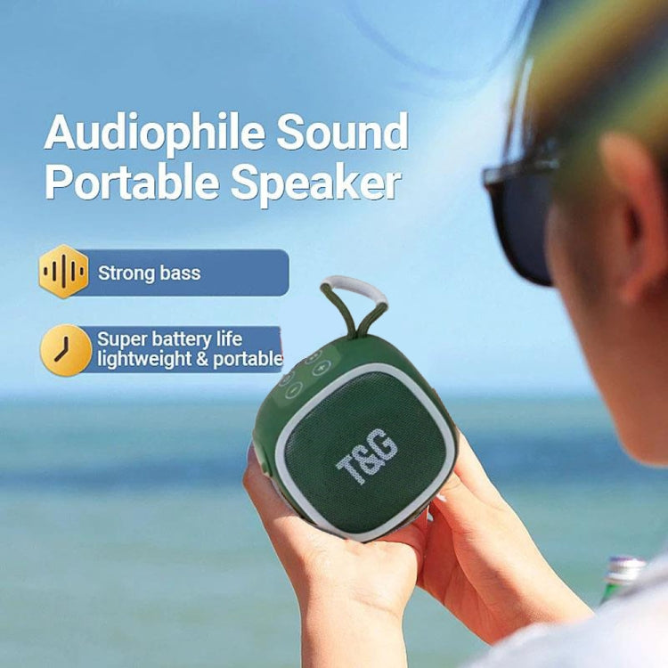 T&G TG659 Outdoor Portable TWS Mini Bluetooth Speaker(Red)