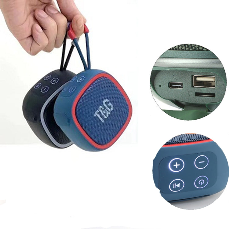 T&G TG659 Outdoor Portable TWS Mini Bluetooth Speaker(Red)