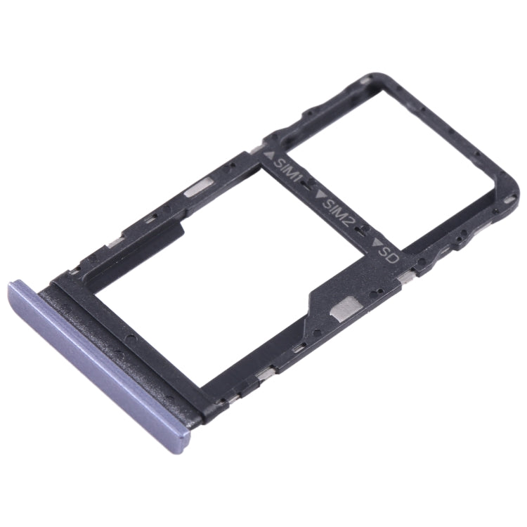 For TCL 40 SE Original SIM + Micro SD Card Tray(Purple)