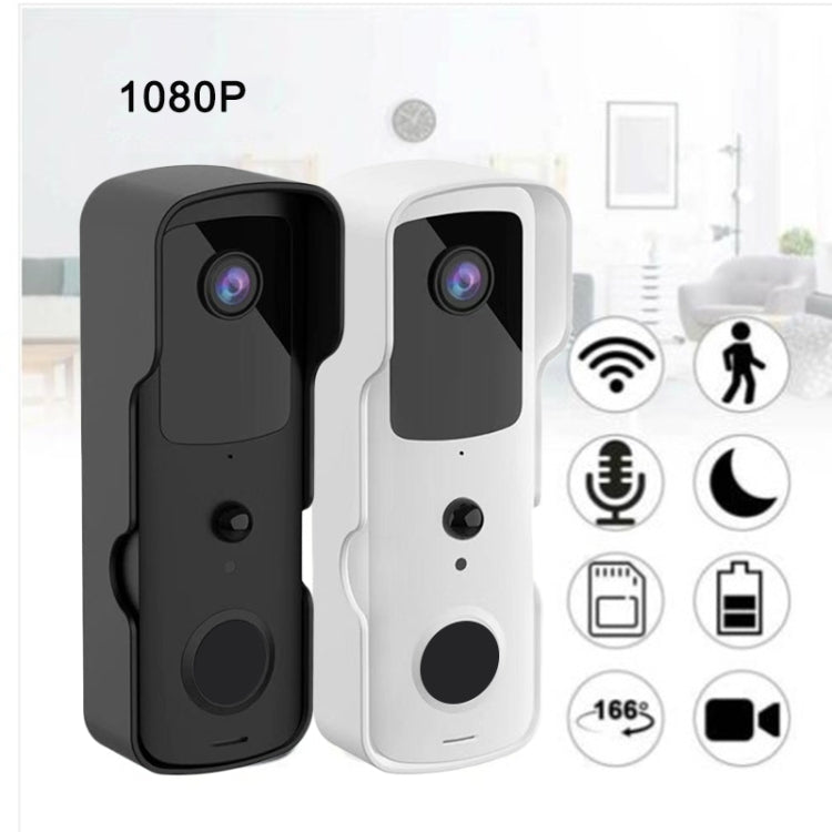 T30 Tuya Smart WiFi Visual Dingdong Doorbell with Battery Supports Two-Way Intercom & Night Vision(White)