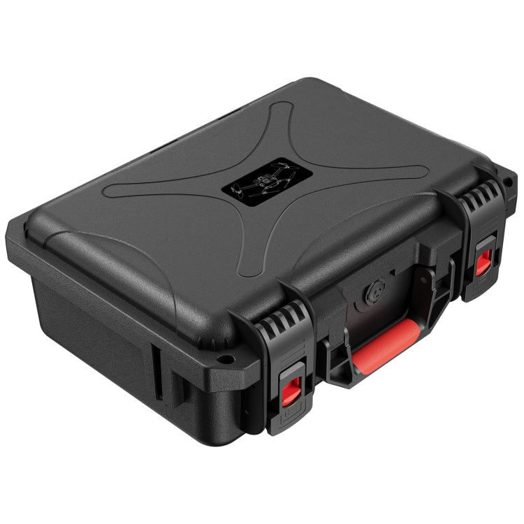 For DJI Mini 4 Pro STARTRC Drone Kit Water-resistant ABS Suitcase Storage Box(Black Red)