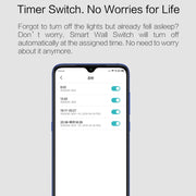 Original Xiaomi Youpin Aqara Smart Wall Switch D1, Zero FireWire Three Button Version