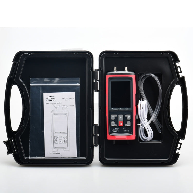 BENETECH GT5101 LCD Display Differential Pressure Meter, Specification:40KPa