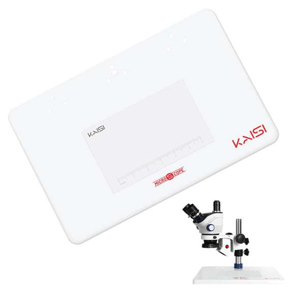 Kaisi TX-350E Ver1.2 7X-50X Microscope Zoom Stereo Microscope with Big Base