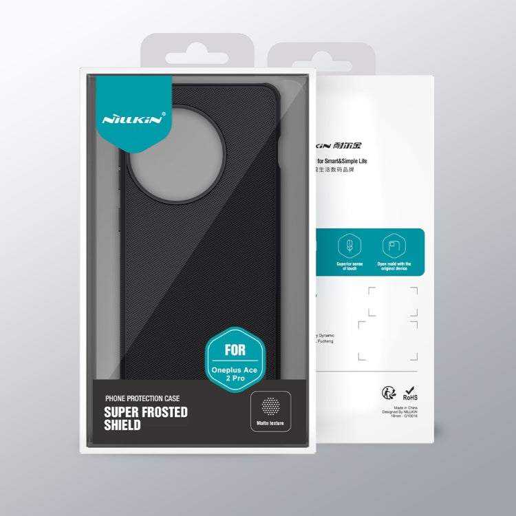 For OnePlus Ace 2 Pro NILLKIN Frosted Shield Pro PC + TPU Phone Case(Blue)