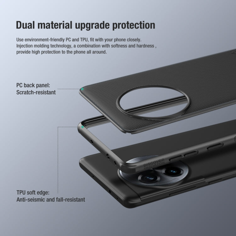For OnePlus Ace 2 Pro NILLKIN Frosted Shield Pro PC + TPU Phone Case(Red)