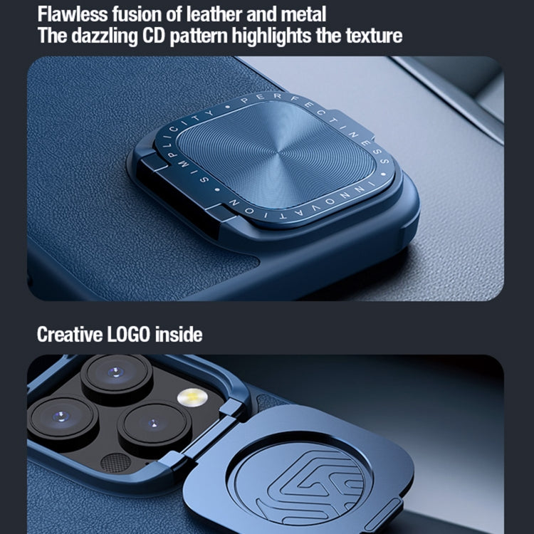 For iPhone 15 Pro Max NILLKIN CamShield Prop Series PC + TPU Phone Case(Blue)