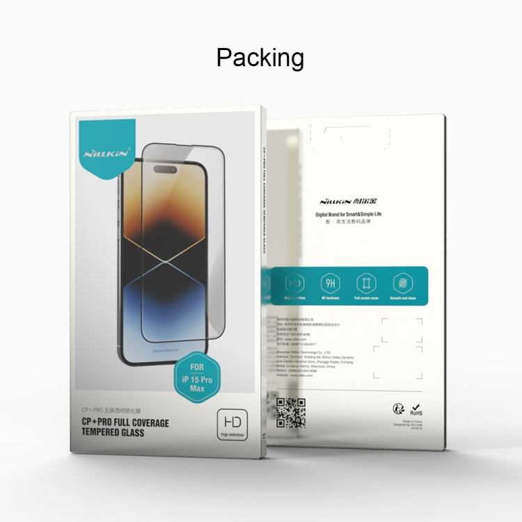 For iPhone 15 Pro Max NILLKIN CP+Pro Explosion-proof Tempered Glass Film