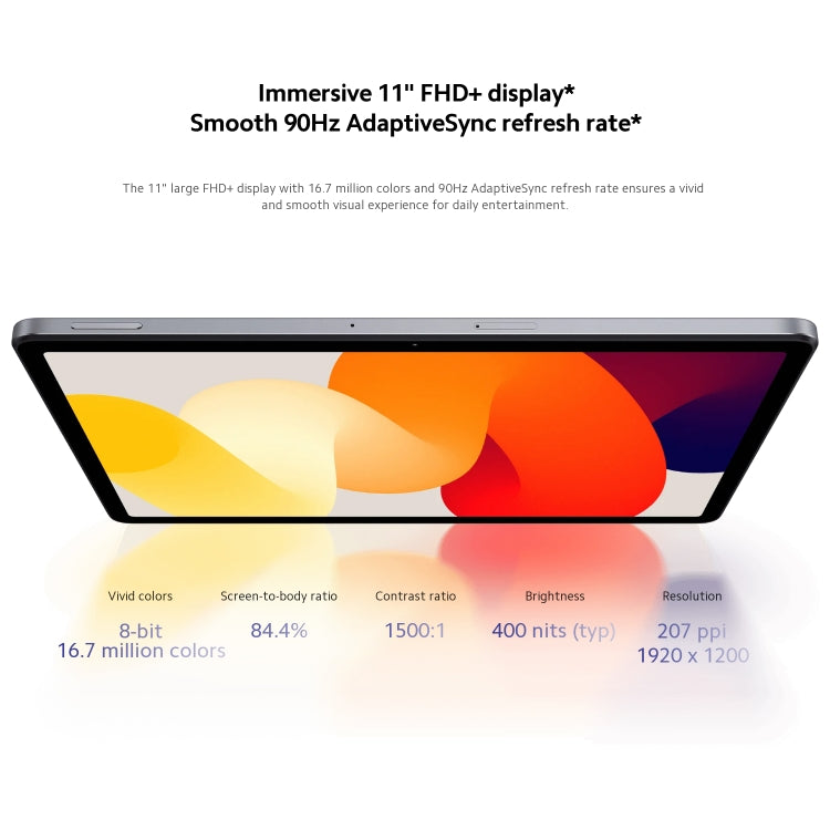 Xiaomi Redmi Pad SE 11 inch, 8GB+128GB, MIUI Pad 14 OS Qualcomm Snapdragon 680 Octa Core, Not Support Google Play(Green)