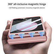 For Samsung Galaxy Z Flip5 GKK Integrated Full Coverage Folding Phone Case(Silver)